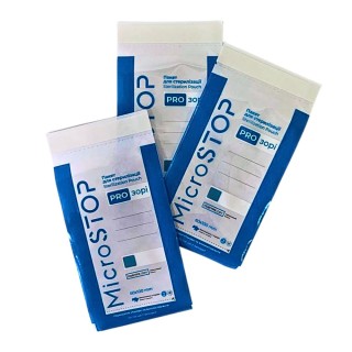 Microstop Крафт-пакети PRO-ЗОРІ з індикатором 4 класу 60×100 мм (UA) 1 уп. (100шт.)